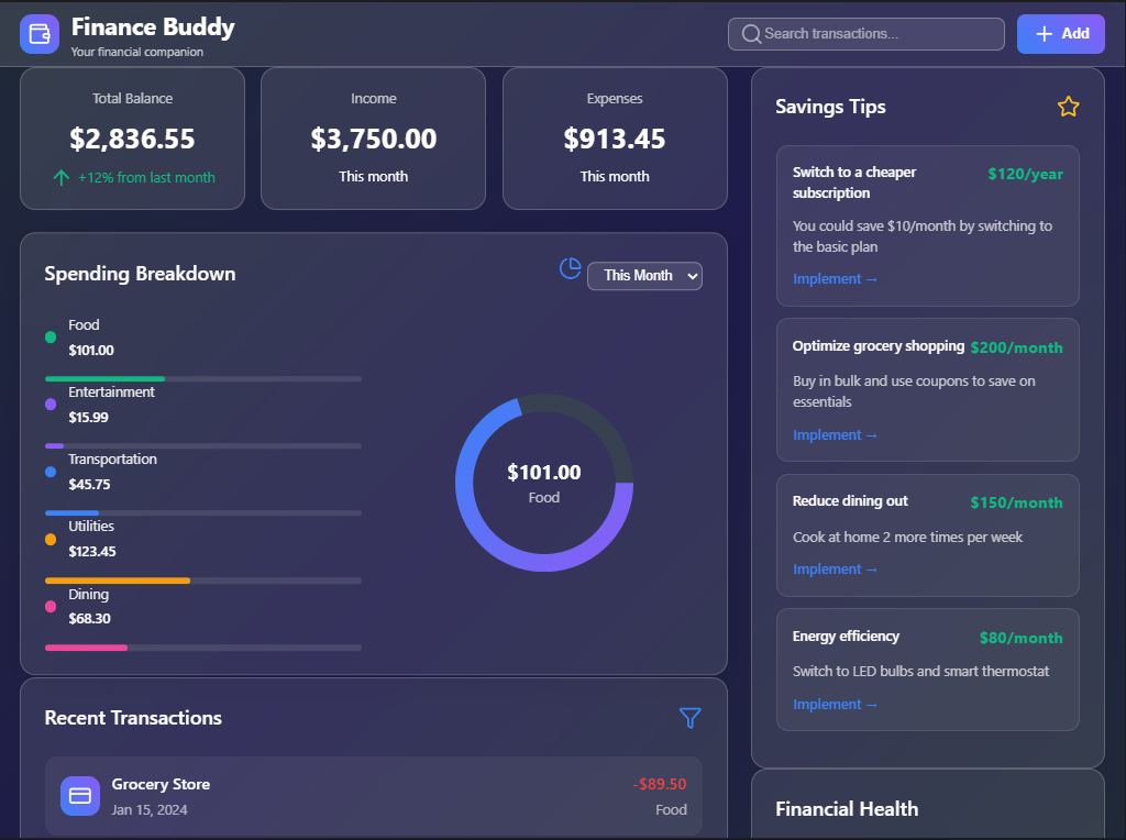 Finance Buddy